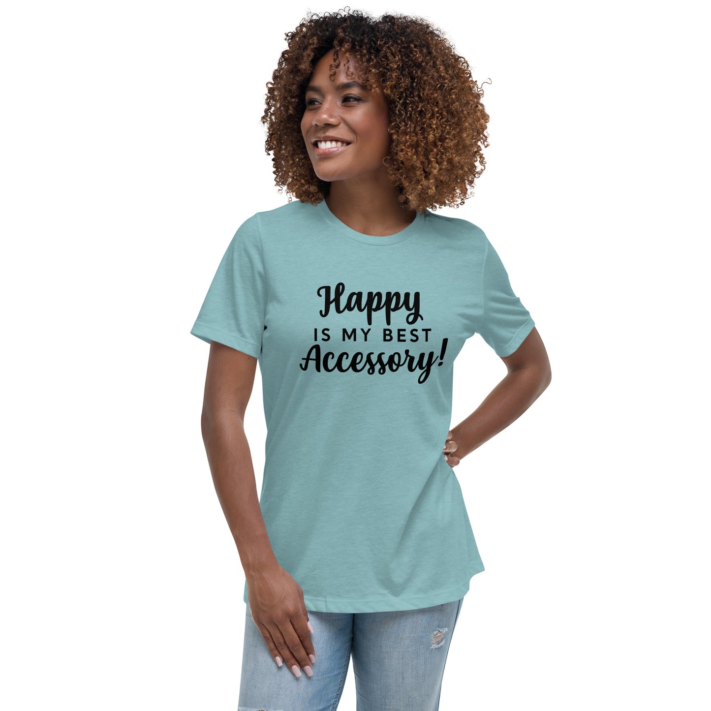 Happy T-shirt (Words in black)