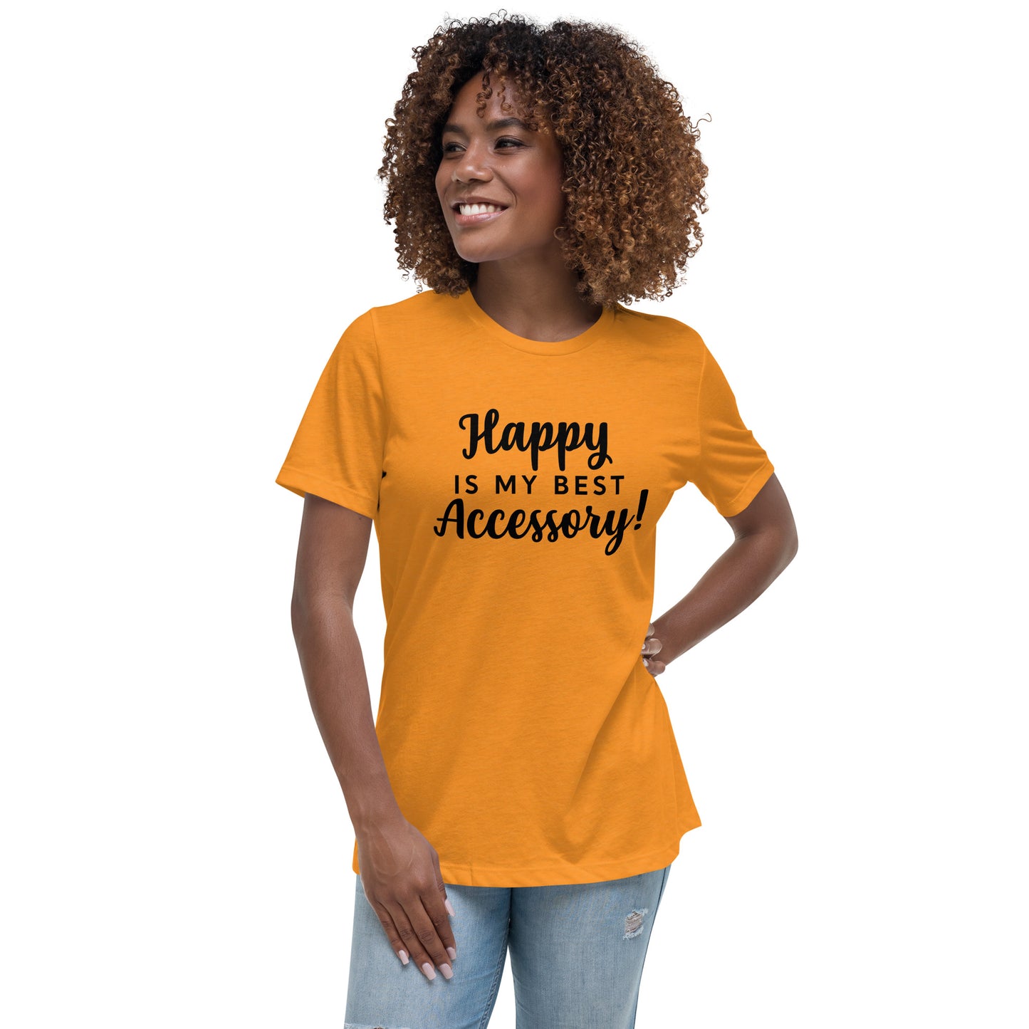 Happy T-shirt (Words in black)