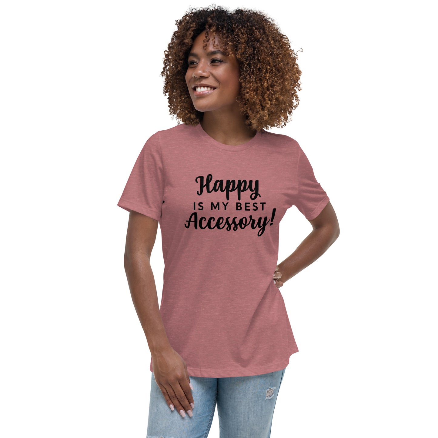 Happy T-shirt (Words in black)