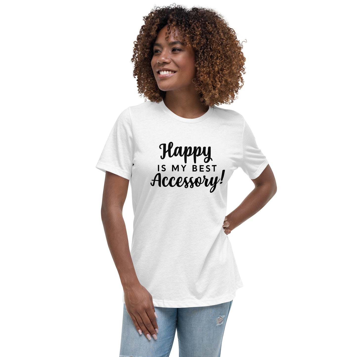 Happy T-shirt (Words in black)