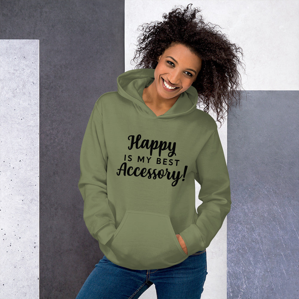 Happy Hoodie (Words in black)