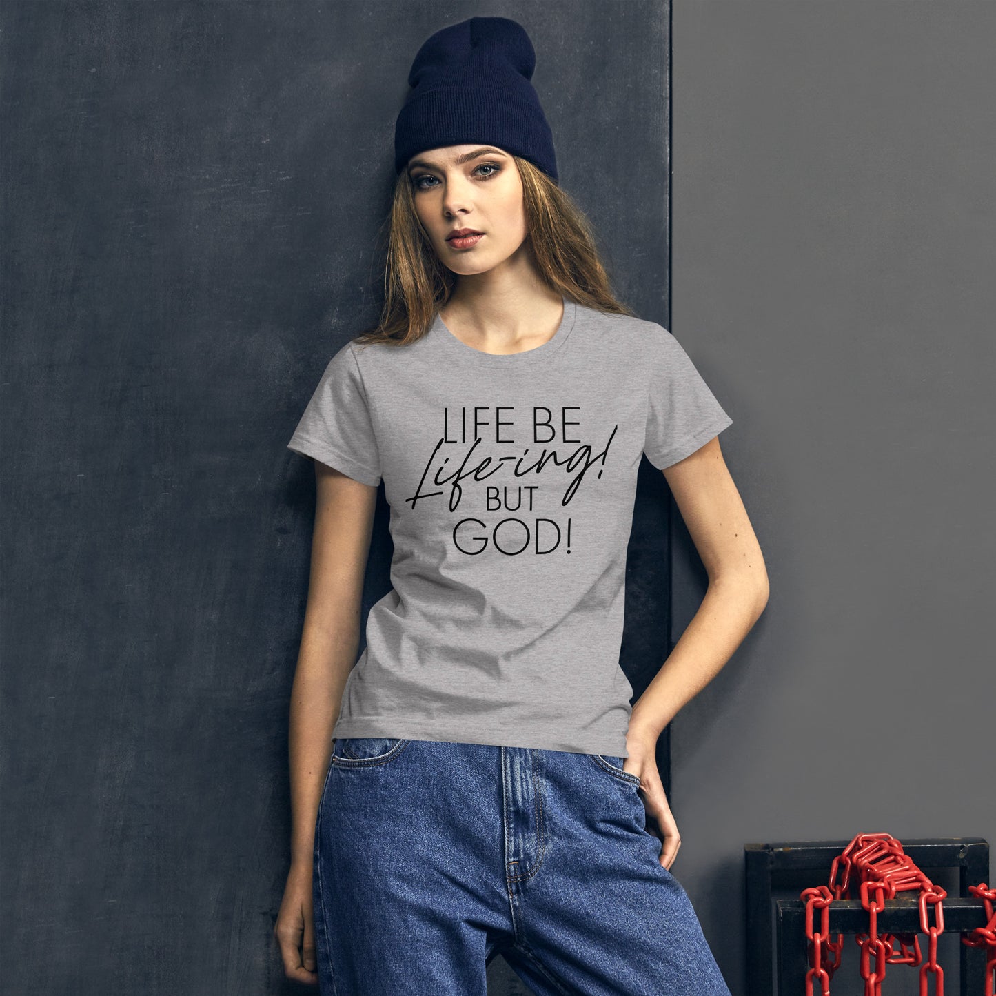 Life be Life-ing T-shirt (Words in black)